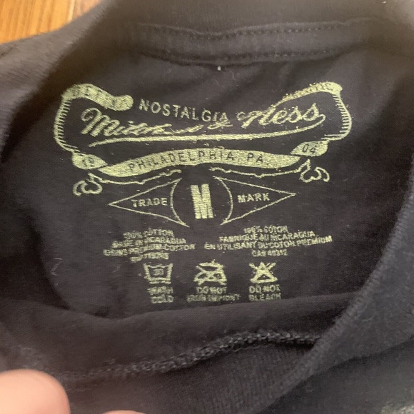 Mitchell & Ness NBA Trading Card Tee 76ers Allen Iverson Black Men's Tee Shirt M - Picture 8 of 9